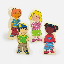 Wooden magnetic figurines Viga
