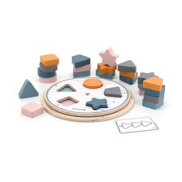 Viga wooden puzzle Shapes and colours