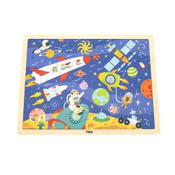 Wooden puzzle explore the universe Viga 48 pieces