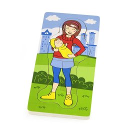 Wooden puzzle Viga How a baby grows