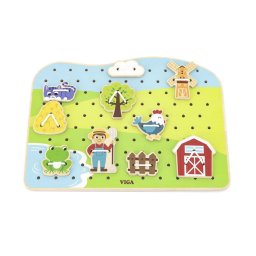 Viga Farm wooden stringing machine