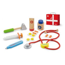 Medical wooden set in Viga case