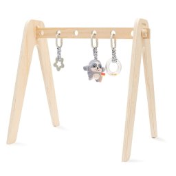 Educational wooden gym with toys New Baby