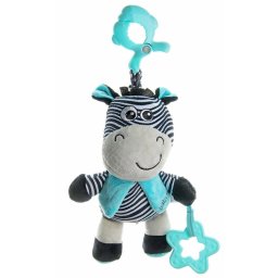 Educational playing plush toy with clip Baby Mix zebra