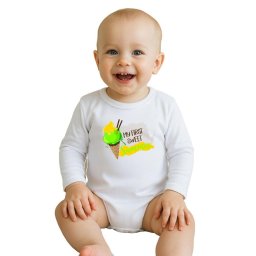 Printed body New Baby MY FIRST SWEET Summer green, size 56 (0-3m)