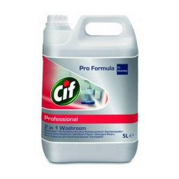 Odorizant toaleta Detergent Anticalcar Baie 2 in 1- Cif Pro Formula 5 litri