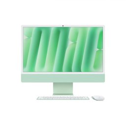 Apple iMAC 24" Retina 4.5k/ Apple M4 (CPU 8-core, GPU 8-core, Neural Engine16-core)/16GB/256GB - Green - INT KB (2024)