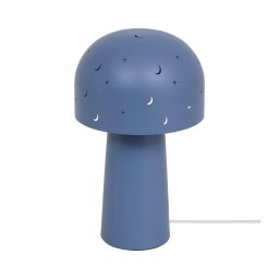 Atmosphera - Lampă de masă pentru copii STARRY MUSHROOM, 1xE14/25W/230V, albastră