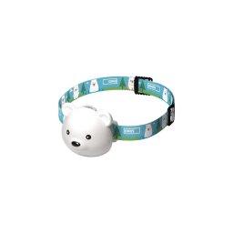 Lampă frontală LED reîncărcabilă USB, 500 mAh – model ursuleț