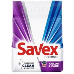 Detergent Automat Savex 2 Kg, Color Care, 20 Spalari