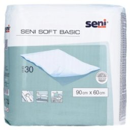 Set 2 x 30 Aleze pentru Pat Seni Soft Basic, 90 x 60 cm