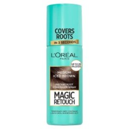 Set 2 x Spray Instant L'Oreal Paris Magic Retouch pentru Camuflarea Radacinilor Crescute, 7 Saten Rece, 75 ml