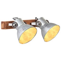 Lampa de perete industriala, argintiu, 45 x 25 cm, E27 GartenMobel Dekor