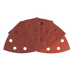Set foi abrazive pentru lemn și vopsea, 93 mm cu 6 găuri granulație 60/80/100/120/180, 10 buc
