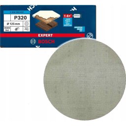 Plasă de șlefuit pentru lemn și vopsea, 125 mm, granulatie 320, 50 buc