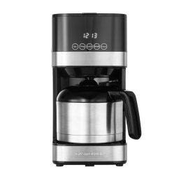 Cafetiera 42701_S Design Essential, 900 W, 1.25 l, Negru/Argintiu