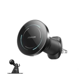Suport auto telefon Joyroom JR-ZS502, compatibil MagSafe, incarcare wireless, grila ventilatie sau bord, negru