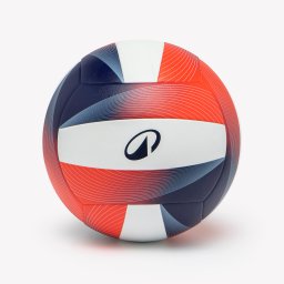 Minge de volei V500 alb, albastru, roșu