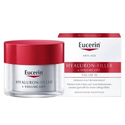 Eucerin Hyaluron-Filler + Volume-Lift Day Crema Normal To Combination Skin SPF15 Femei 50ml