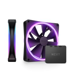 NZXT F140 RGB DUO negru 2 bucăţi set