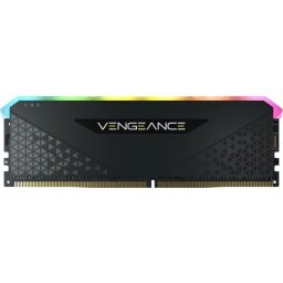 Memorie DDR Corsair - gaming DDR4 8 GB, frecventa 3200 MHz, 1 modul, radiator, iluminare RGB, CMG8GX4M1E3200C16