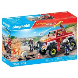 Playmobil Act!on Heroes PM71824 - Camion de pompieri (#71824)