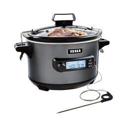 TESLA Electronics SlowCook - oală electrică pentru gătit lent, 5,6 l, 290 W/230 V