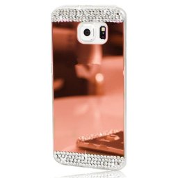 Husa Samsung Galaxy S5 Silicon Luxury Mirror Rose
