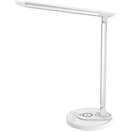 Lampa LED de birou TaoTronics TT-DL043, cu incarcator wireless, control touch, USB, 12W, 410 lm