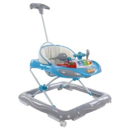 Premergator Sun Baby cu maner, sunete si lumini 006 - Blue Grey