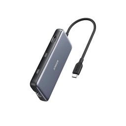 Hub Anker 555 USB-C 8-in-1, 4K, 85W, Gri