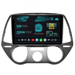 Navigatie Hyundai I20 (2008-2012), Android 13, X-Octacore 8GB RAM + 256GB ROM, 9.5 Inch - AD-BGX9008+AD-BGRKIT219V2