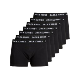JACK & JONES Boxeri 'Chuey' negru / alb