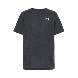 UNDER ARMOUR Tricou funcțional negru amestecat / alb