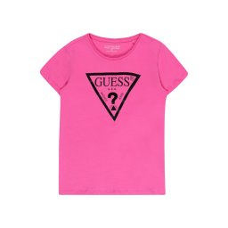 GUESS Tricou roz deschis / negru