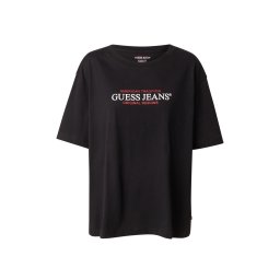 GUESS JEANS Tricou roșu / negru / alb