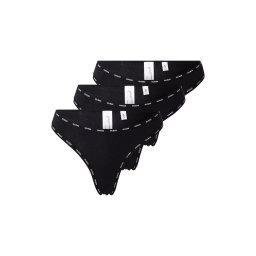 GUESS Tanga negru / alb