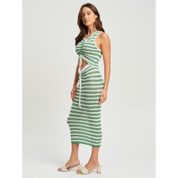 St MRLO Rochie 'Shantee' verde / alb