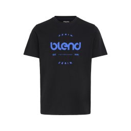 BLEND Tricou 'BHKAMDEN' albastru / albastru noapte / negru