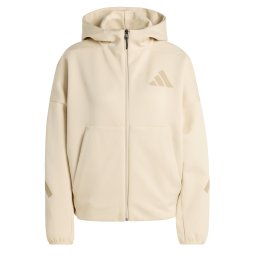 ADIDAS SPORTSWEAR Bluză cu fermoar sport 'Z.N.E.' bej / nisipiu