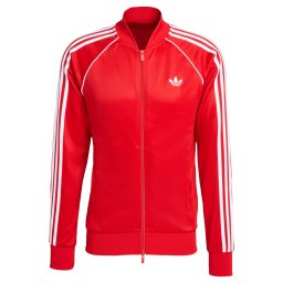 ADIDAS ORIGINALS Hanorac 'SST' roșu / alb