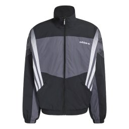 ADIDAS ORIGINALS Geacă de primăvară-toamnă 'Santiago' gri închis / negru / alb