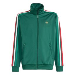 ADIDAS ORIGINALS Hanorac 'Firebird' verde smarald / roșu / alb
