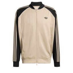 ADIDAS ORIGINALS Geacă de primăvară-toamnă bej / negru / alb lână