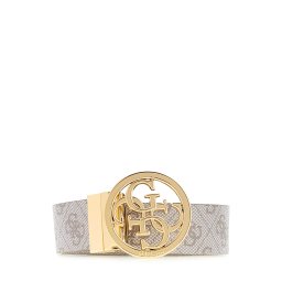 GUESS Curea 'Noelle' maro cappuccino / auriu / alb