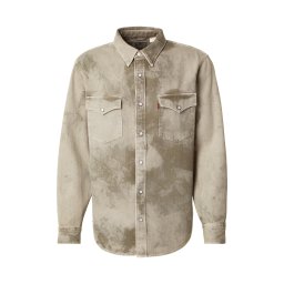 LEVI'S ® Cămașă 'Relaxed Fit Western Shirt' kaki / verde pastel