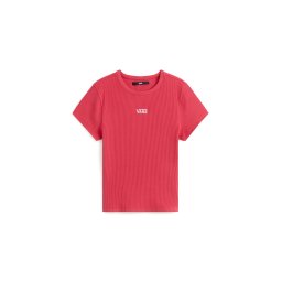 VANS Tricou 'Cameron' roșu cranberry / alb