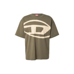 DIESEL Tricou ecru / oliv