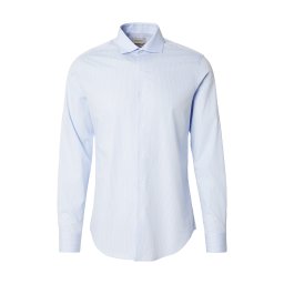 Calvin Klein Cămaşă business albastru închis / alb