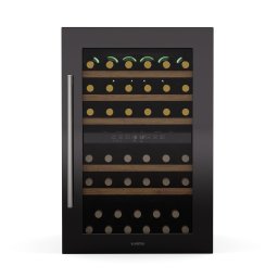 Klarstein Frigider pentru vinuri Vinsider 57 Duo, 2 zone de răcire, 57 sticle, aparat încorporat (WineC-TK15-Vin59D-BK)